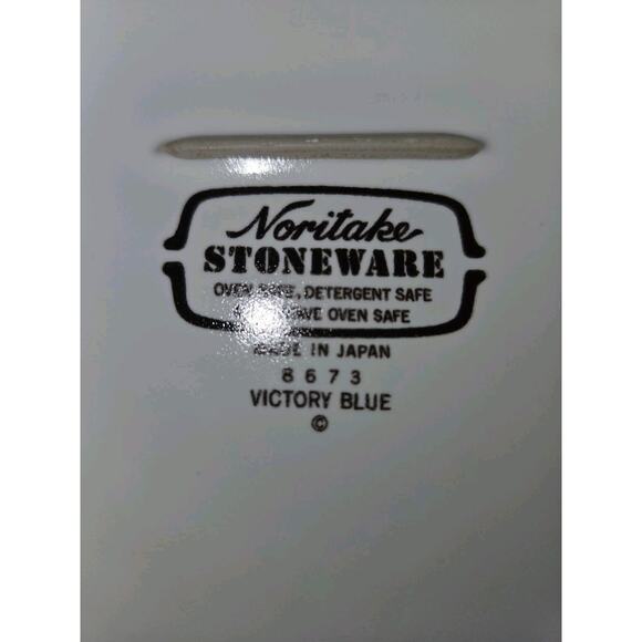 Noritake Stoneware VICTORY BLUE 8673 14" Platter - Picture 3 of 3